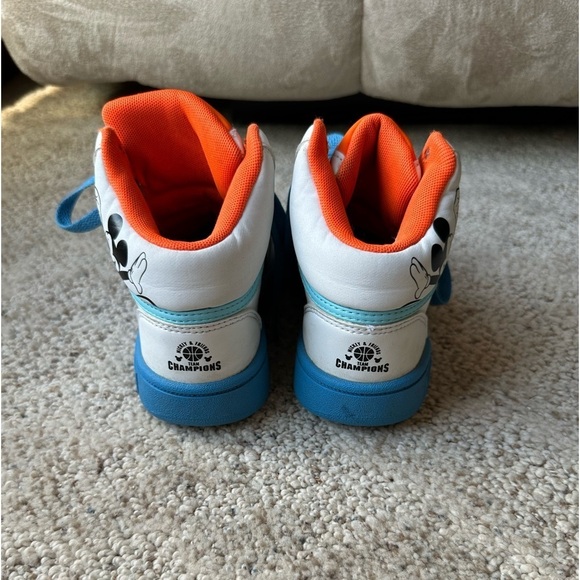 Adidas Kids Disney Mickey Mouse X Hoops Mid 3.0 Sneakers Size 12 - Picture 7 of 11